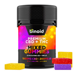 Binoid - THC Edible - Delta 9 Gummies - Mixed Gummies - 60mg