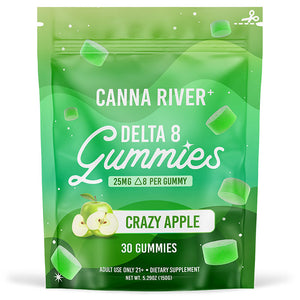 Canna River - Delta 8 Edible - Delta 8 Gummies - Crazy Apple - 25mg