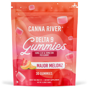 Canna River - Delta 9 Edible - Delta 9:CBD Gummies - Major Melonz - 10mg