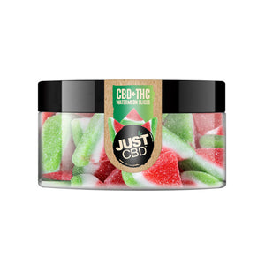 JustCBD - THC Edible - Delta 8:CBD Watermelon Slices Gummies - 250mg-1000mg