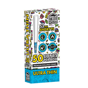 TRE House - Pre Roll Cones - Shortys - Ultra Thin Bulk Pack