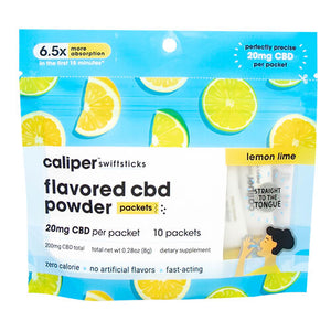 Caliper CBD - CBD Edible - Lemon Lime Swiftsticks Powder - 20mg