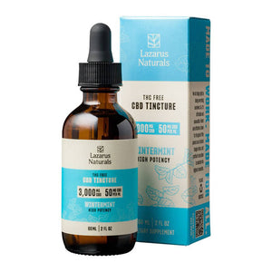 Lazarus Naturals - CBD Tincture - Isolate Wintermint - 1500mg-3000mg