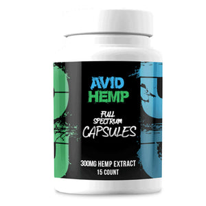 Avid Hemp - CBD Caps - Full Spectrum - 300mg-1200mg