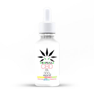 Hempzilla - CBD Tincture - Lemon Berry Mint - 300mg-1200mg