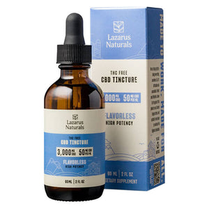 Lazarus Naturals - CBD Tincture - Isolate Flavorless - 1500mg-3000mg