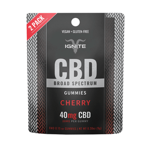 Ignite CBD - CBD Edible - Broad Spectrum Gummies Cherry - 20mg