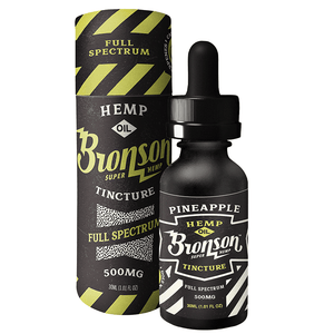 Bronson Hemp - CBD Tincture - Full Spectrum Calming Pineapple - 500mg-1500mg