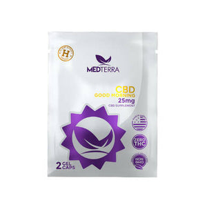 Medterra - CBD Capsules - Good Morning On The Go Pack Capsules - 25mg