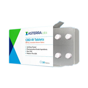 Asterra Labs - CBD Capsules - IR Tablets - 50mg