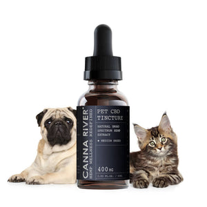 Canna River - CBD Pet Tincture - Broad Spectrum Natural - 400mg-600mg