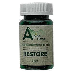 Alpine Hemp - CBD Capsule - Restore - 20mg