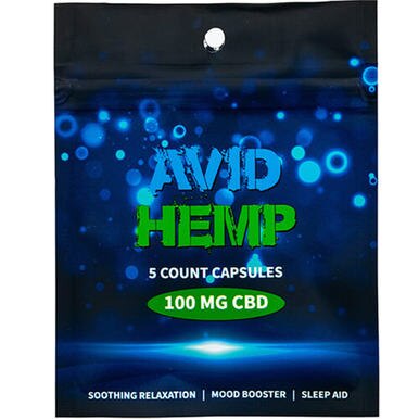 Avid Hemp - CBD Caps - Full Spectrum - 300mg-1200mg