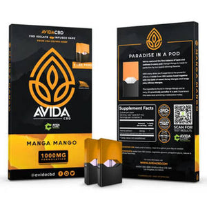 Avida CBD - CBD Pod - Manga Mango - 20mg (2 Pack)