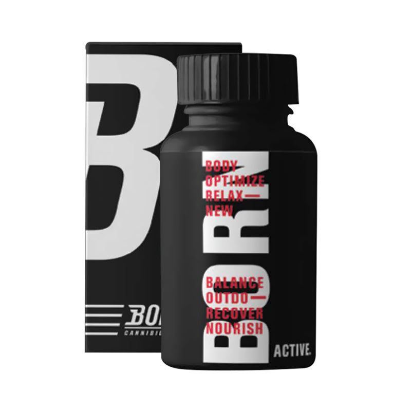 The Born Cannabidiol Co - CBD Capsule - Active Soft Gels 30 Count - 50mg