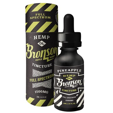 Bronson Hemp - CBD Tincture - Full Spectrum Calming Pineapple - 500mg-1500mg