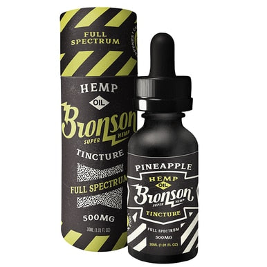 Bronson Hemp - CBD Tincture - Full Spectrum Calming Pineapple - 500mg-1500mg