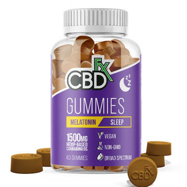 CBD Gummies - Broad Spectrum Melatonin Sleep Gummies - 25mg - 200mg - By CBDfx