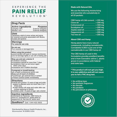 CBDMEDIC - CBD Topical - Muscle & Joint Pain Relief Ointment (10 Pack)