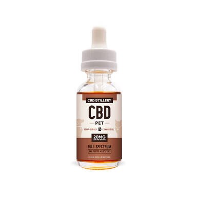 CBDistillery - CBD Pet Tincture - Full Spectrum - 600mg