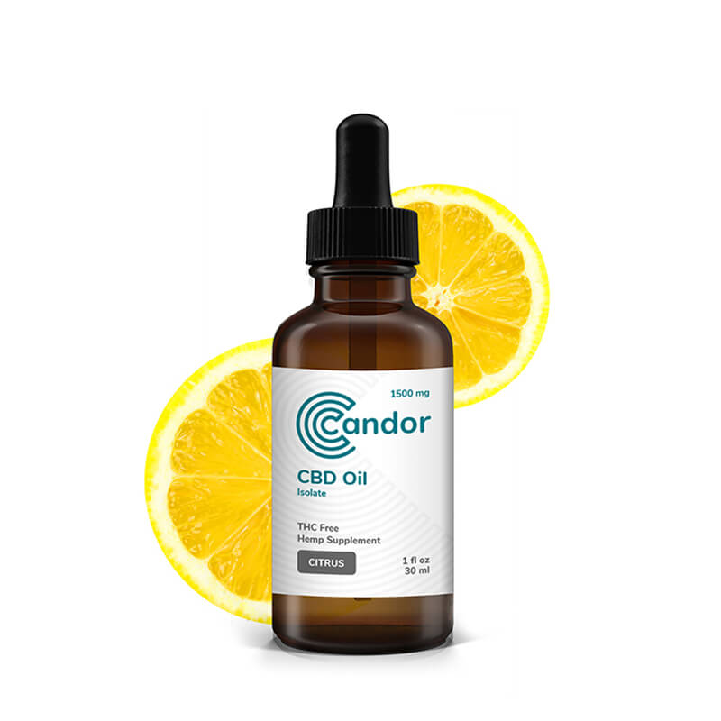 Candor CBD - CBD Tincture - Citrus - 750mg-3000mg