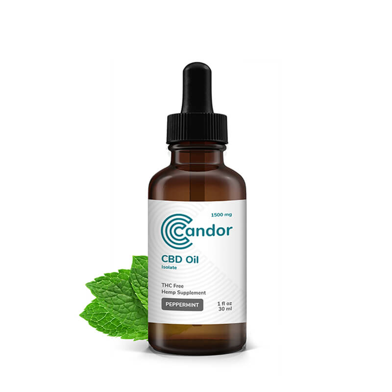 Candor CBD - CBD Tincture - Peppermint - 750mg-3000mg