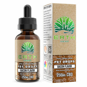 ERTH - CBD Pet Tincture - Bacon Drops - 250mg
