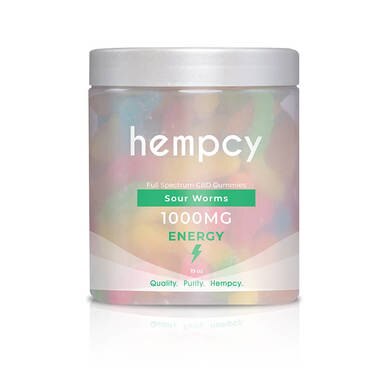 Hempcy - CBD Edible - Sour Worm Gummies - 500mg