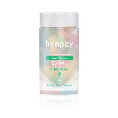 Hempcy - CBD Edible - Sour Worm Gummies - 500mg