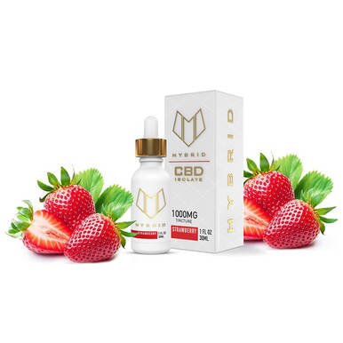Hybrid CBD - CBD Tincture - Strawberry - 500mg-1000mg