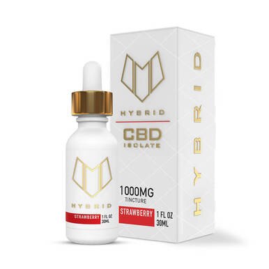 Hybrid CBD - CBD Tincture - Strawberry - 500mg-1000mg