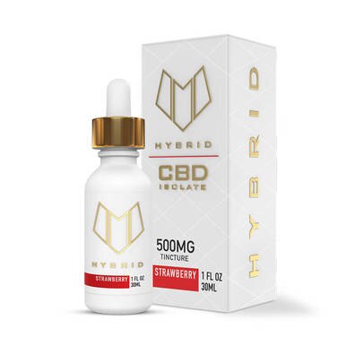 Hybrid CBD - CBD Tincture - Strawberry - 500mg-1000mg