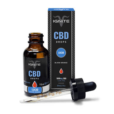 Ignite CBD - CBD Tincture - Blood Orange Drops - 350mg-1000mg