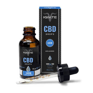 Ignite CBD - CBD Tincture - Unflavored Drops - 350mg-1000mg