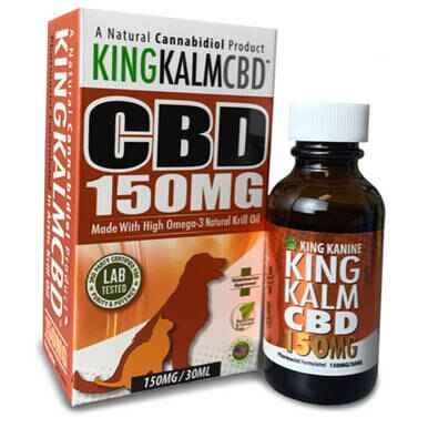 King Kalm - Pet Tincture - Omega-3 and Krill Oil - 75mg-300mg