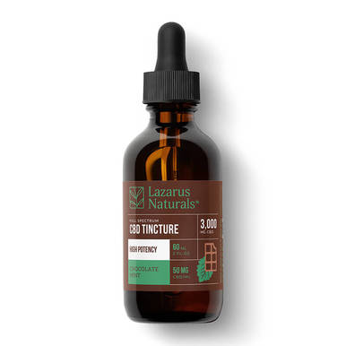 Lazarus Naturals - CBD Tincture - Full Spectrum Chocolate Mint - 3000mg-6000mg