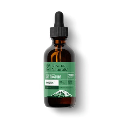 Lazarus Naturals - CBD Tincture - Full Spectrum Classic - 600mg-6000mg