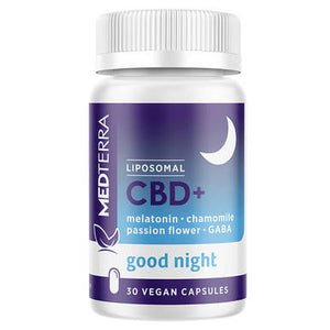 Medterra - CBD Capsules - Liposomal Good Night Capsules - 25mg