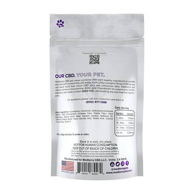 Medterra - CBD Pet Edible - Peanut Butter Joint Support Chews - 300mg