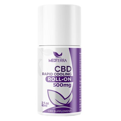 Medterra - CBD Topical - Relief + Recovery Cooling Roll-On - 250mg-500mg