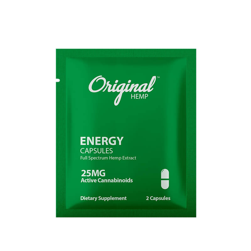 Original Hemp - CBD Capsule - Energy 2 Pack - 25mg