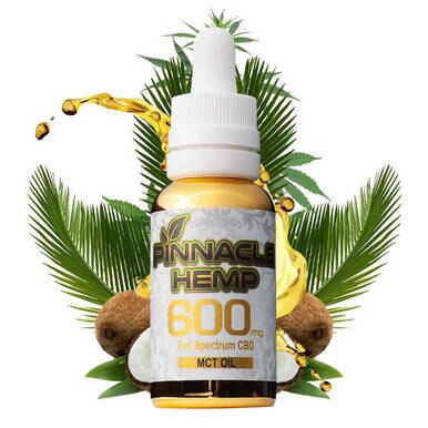 Pinnacle Hemp - CBD Tincture - Full Spectrum MCT Oil - 300mg-1800mg