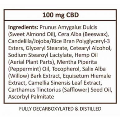 PlusCBD Oil - CBD Topical - Extra Strength Gold Balm - 100mg