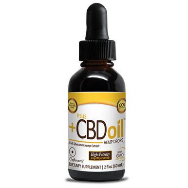 PlusCBD Oil - CBD Tincture - Gold Drops Unflavored - 1500mg