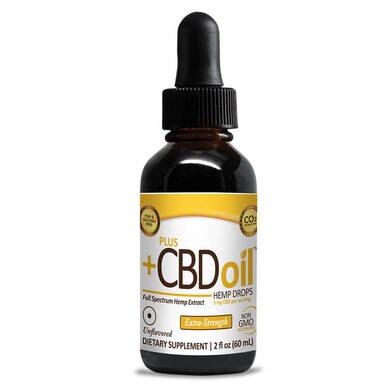 PlusCBD Oil - CBD Tincture - Gold Drops Unflavored - 1500mg