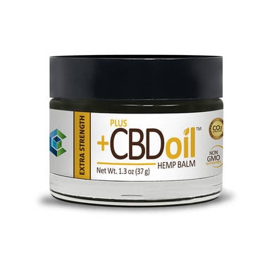 PlusCBD Oil - CBD Topical - Extra Strength Gold Balm - 100mg