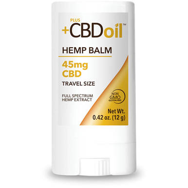 PlusCBD Oil - CBD Topical - Extra Strength Travel Sized Balm- 45mg