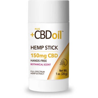 PlusCBD Oil - CBD Topical -  Extra Strength Hemp Stick - 150mg