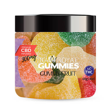 RA Royal CBD - CBD Edible - Gummy Fruit Gummies - 300mg-1200mg
