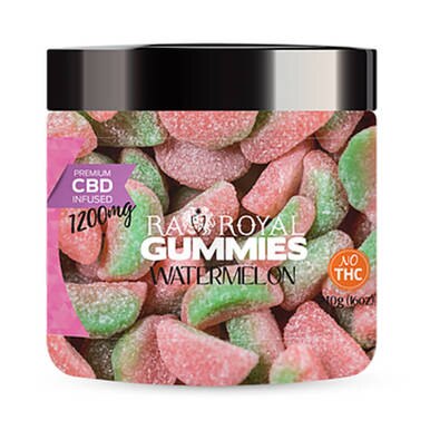 RA Royal CBD - CBD Edible - Watermelon Gummies - 300mg-1200mg